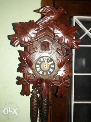 Antique,vintage,old cuckoo clock