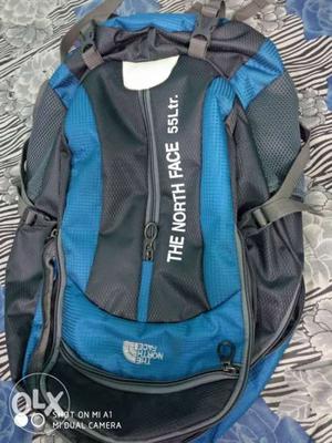 Blue And Black The North Face Backpack