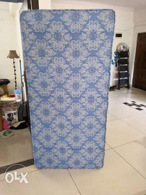 Blue And White Floral Mattress