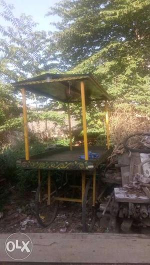 Brown And Black Wooden Outdoor Swing