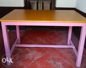 Dining Table Newly Made Solid Wood.Suitable 6 person call