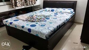 Double bed with original marine plywood _