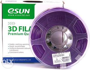 ESUN 3D printing Filament 1.75mm ABS (Purple) 1kg