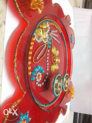 Fabric Puja Thali