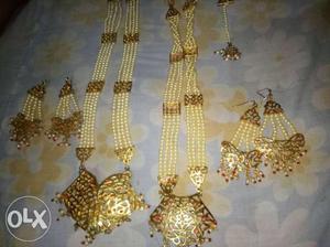 Gold-colored And Silver-colored Necklaces