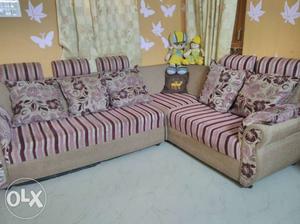 L shape Sofa good condition without any damage