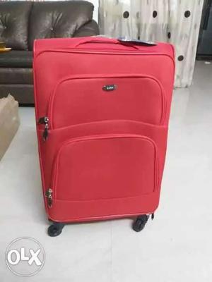 Luggage bags in black n red