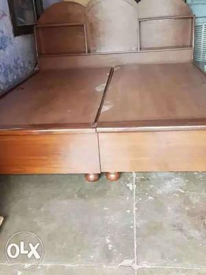 New wooden double bed in a new condition.