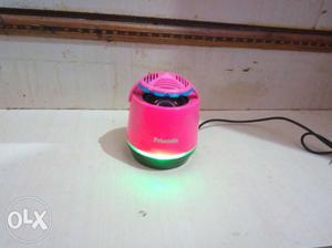 Pink speaker mini gud sound quality with disco