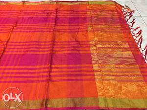 Rangoli colour style Soft silk cotton With chit