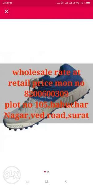 Shoes sport wholesale rate at retail price
