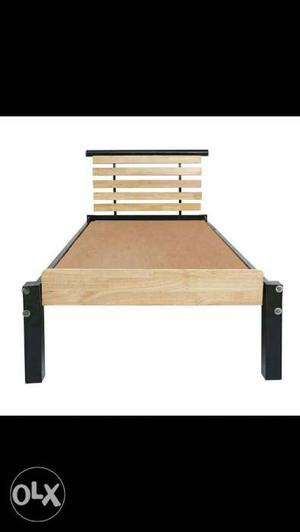Single cot in rubber wood brand new own