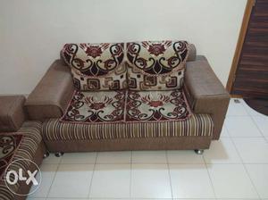 Sofa set 3+2, used very often