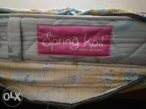 Spring mattress 4*6 size 4yrs old neatly used
