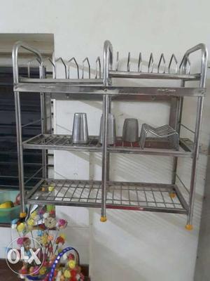 Steel utensils solid stand 1 yr old