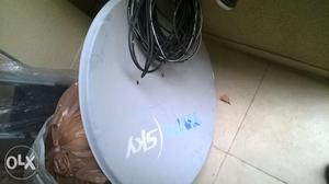 Tata Sky dish with receiver
