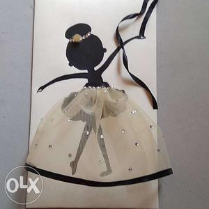 White And Black Bird Print Table Lamp