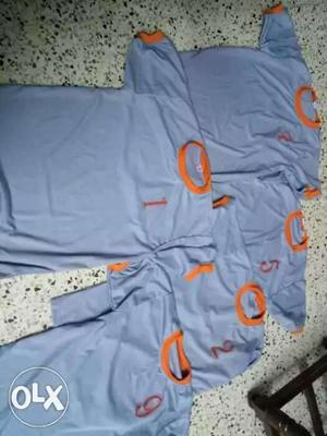 5 new sky blue colour t shirt