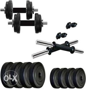 50kg plates Dumbbells curl rod and chest rod
