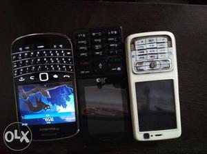 All three phones in excellent working condition