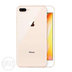 Apple Iphone 8 Plus Gold With 64 GB Under Warranty 2 Months