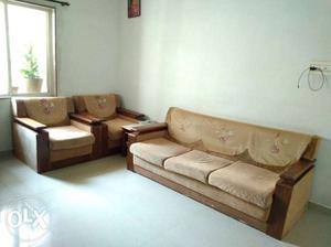 Barmatic wood sofa set