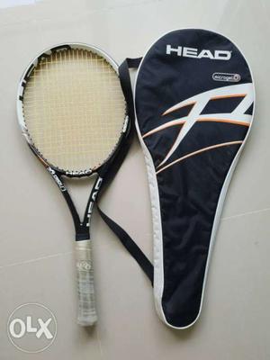 Black And White Heat Tennis Racket With Bag
