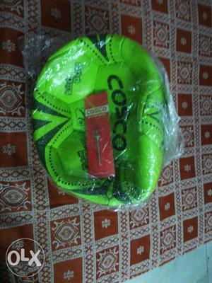 Brand new Green-and-black cosco football