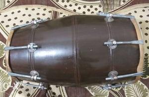 Five months old wooden Dholki in excellent