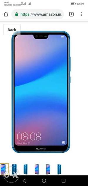 Huawei p20 lite 20days old brand new mobile