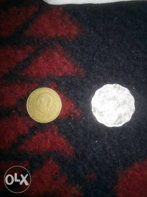 Inian coin one of mahatma gandhi( to) and
