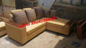 MT75 New corner sofa set dsign branded color 3years warranty