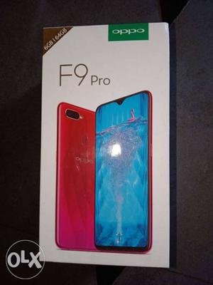 Oppo f9 pro just 20days piece with bill box