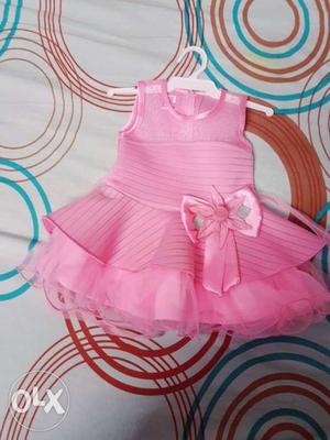 Perfect Pink Sleeveless princess Dress. Size  months.