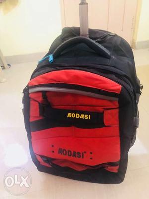 Red And Black Backpack in perfect condition