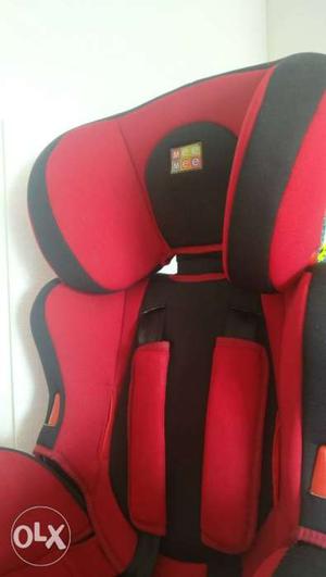 Red And Black Booster Seat