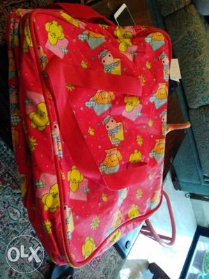 Red And Yellow Floral nursing bag