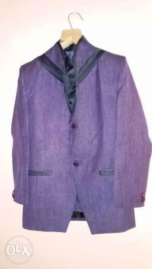 Suit colour purple for 12 years old children size