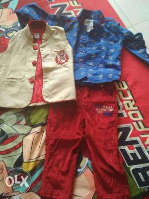 Three piece suite for 1 year old boy