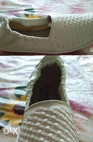 Unpaired White Low-top Shoe Collage