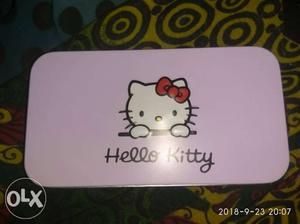 White And Black Hello Kitty Print Case