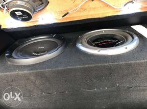 1 pioneer 308 double coil woofer 1 sony explod