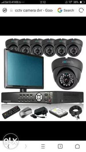 4 ch. Dvr.. 4 camera Scure your home..