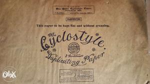 A Real Antique Gestetner Cyclostyle Machine By inventor D.