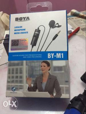 Boya m1 mic brand new pack with tripod best for youtubers