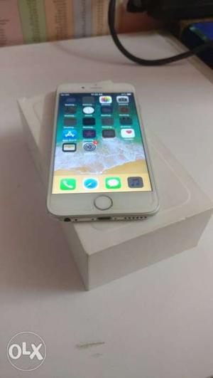 Iphone 6 64gb silver 4g volte with bill box and
