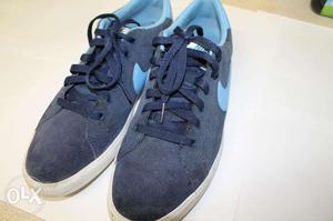 Nike Navy Blue Casuals - UK Size 8 (see picture) - Gently