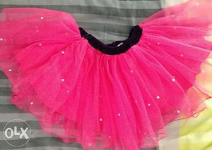 Pink skirt for 6month baby girl
