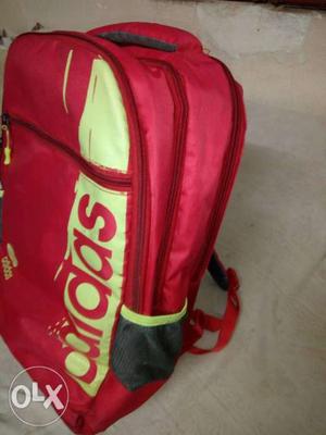 Red And White Adidas Duffel Bag