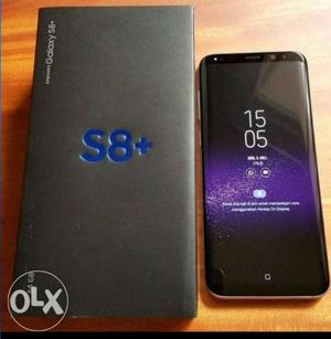 Samsung S8 plus 128 GB black color with bill box